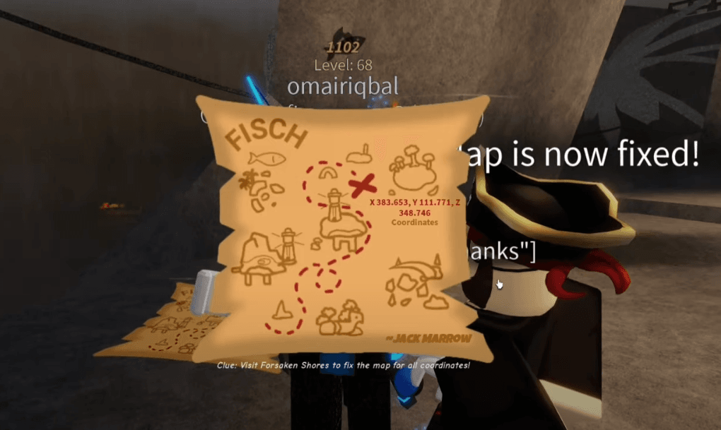 Treasure Map Fisch Guide