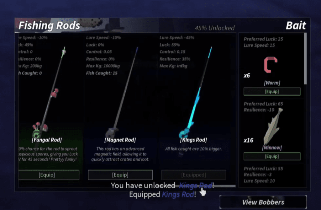 Kings Rod Fisch Guide